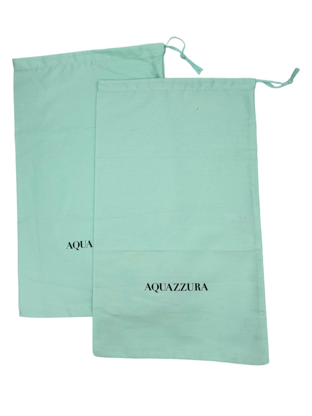 New - Aquazzura Shoe Dust Bags - 9”W x 15”H - Qty 2